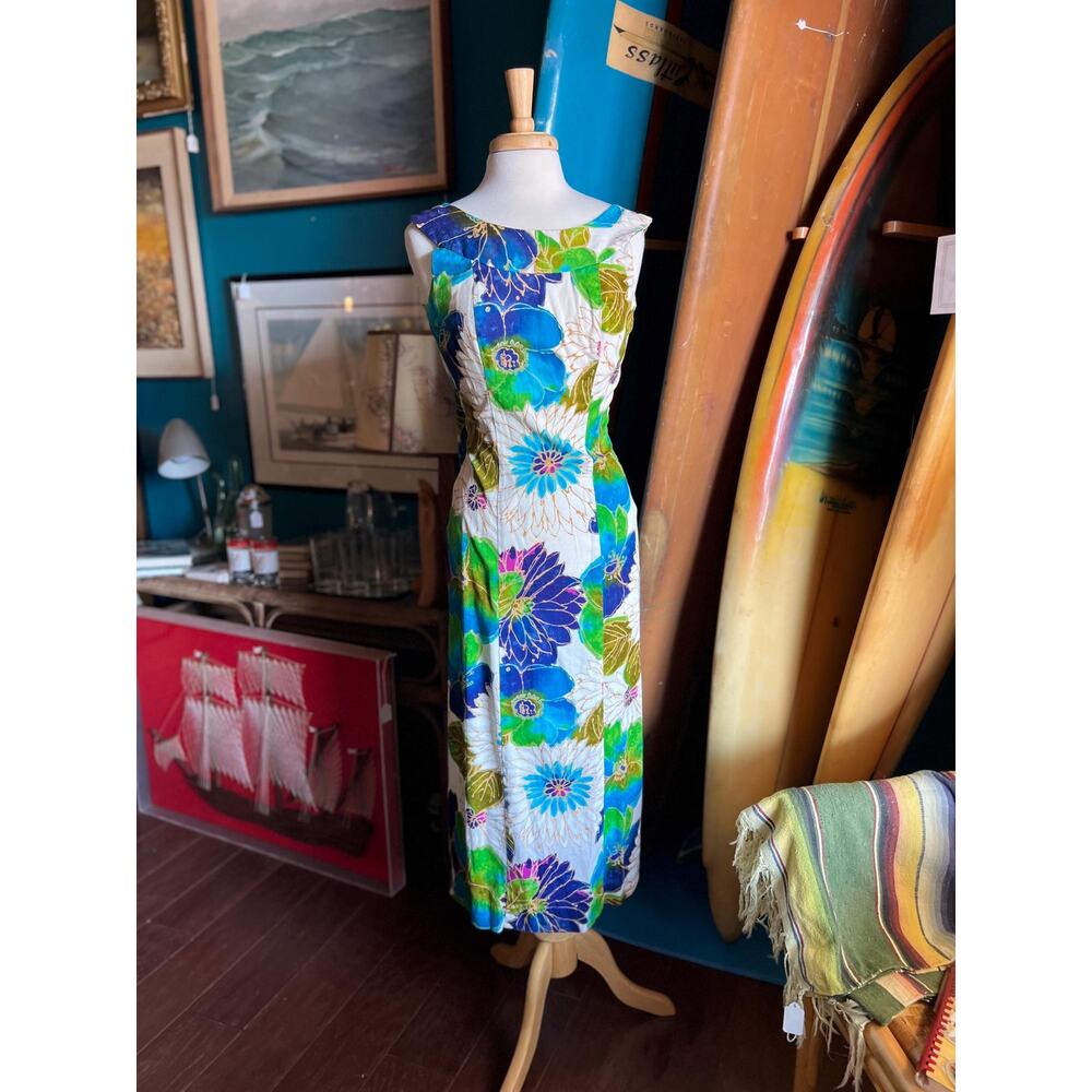 Vintage Alice Waterfall Hawaiian Dress - Size S